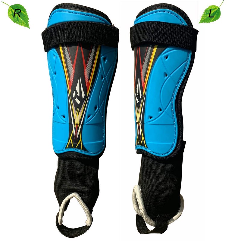 Rawxy Soccer Football shin Guards with Low-Profile Flexible Super Protection,Great for Adult,Youth, Junior,Size Medium - Image 1